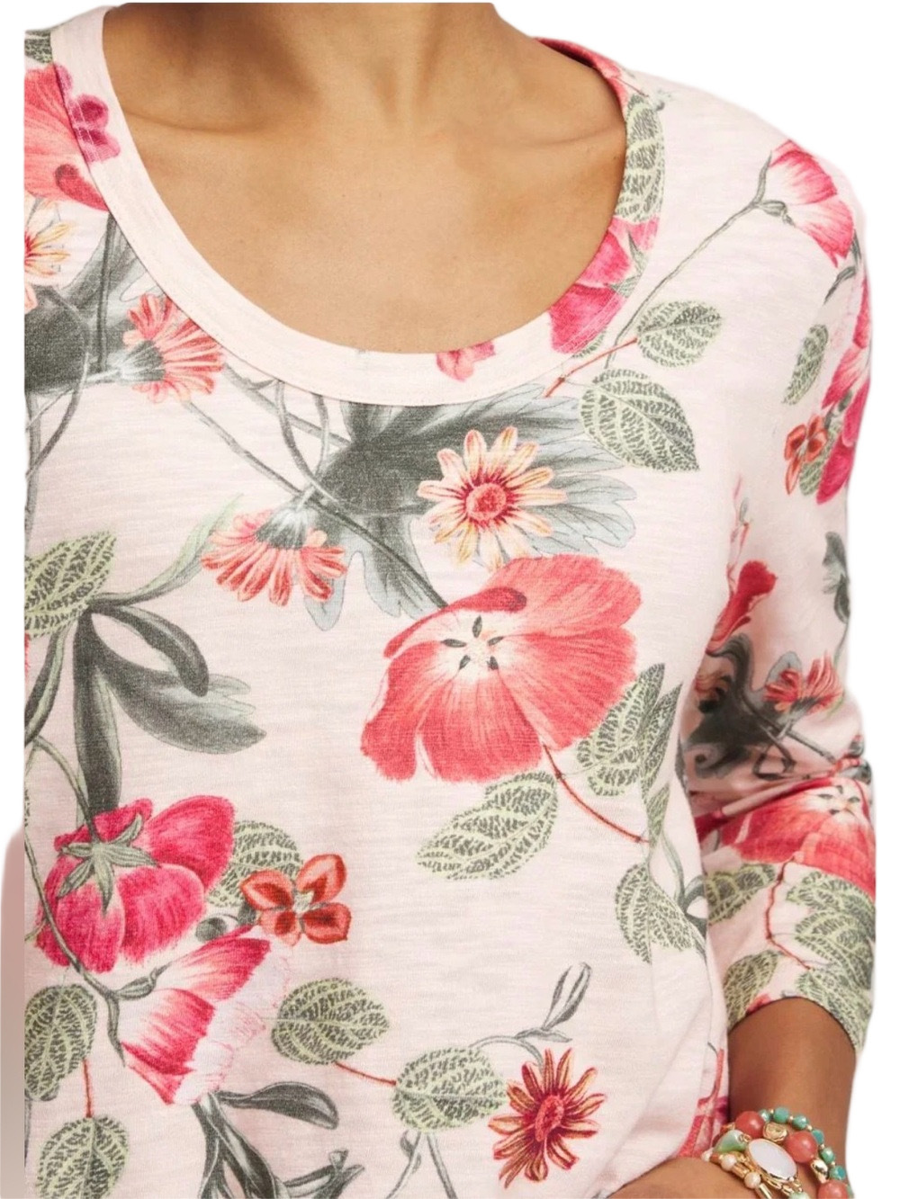 08. WOMENS CHICO’S 3/XL DETAIL TOP - Picture 2 of 8